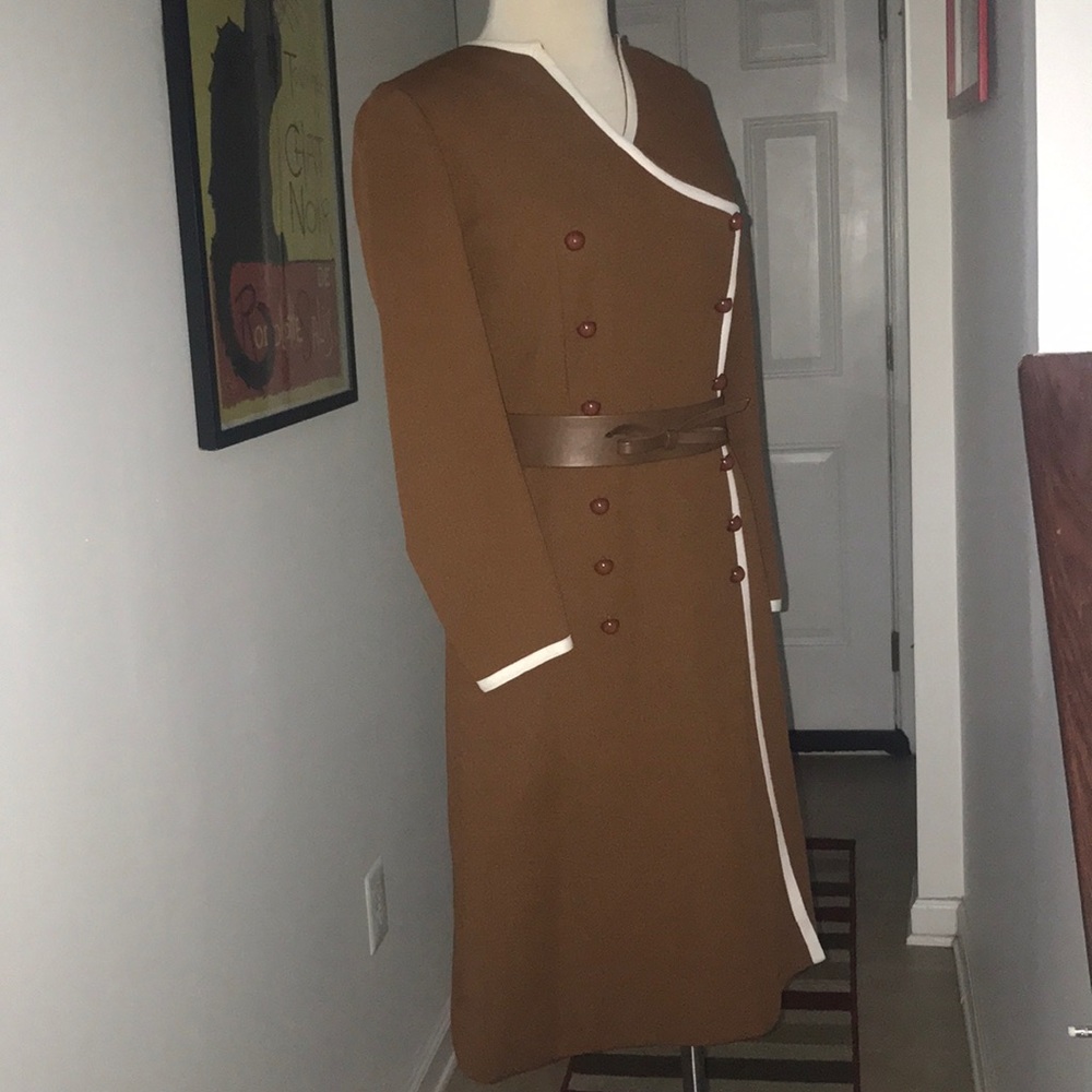 Vintage Donle’ Piping Dress Size 8 😘 - Picture 3 of 8